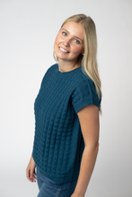 Load image into Gallery viewer, Kelly Knitted Top - Teal