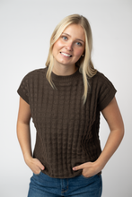 Load image into Gallery viewer, Kelly Knitted Top - Brown