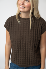 Load image into Gallery viewer, Kelly Knitted Top - Brown