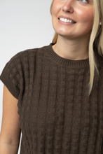 Load image into Gallery viewer, Kelly Knitted Top - Brown