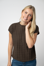 Load image into Gallery viewer, Kelly Knitted Top - Brown