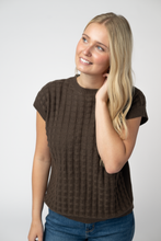 Load image into Gallery viewer, Kelly Knitted Top - Brown