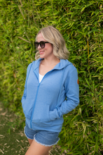 Load image into Gallery viewer, Fullzip Hoodie - Blue