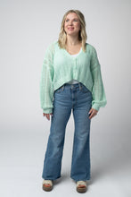 Load image into Gallery viewer, Callie Cropped Cardigan - Mint
