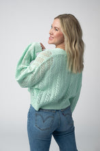 Load image into Gallery viewer, Callie Cropped Cardigan - Mint