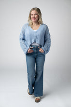 Load image into Gallery viewer, Callie Cropped Cardigan - Sky Blue
