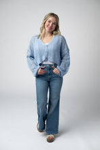 Load image into Gallery viewer, Callie Cropped Cardigan - Sky Blue