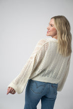 Load image into Gallery viewer, Callie Cropped Cardigan - Ivory