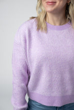 Load image into Gallery viewer, Josie Cozy Crew Sweater - Lavender