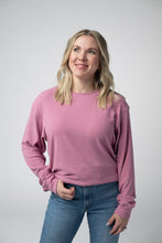Load image into Gallery viewer, Corrine Ribbed Pullover Top - Rose