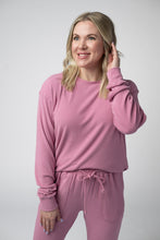 Load image into Gallery viewer, Corrine Ribbed Pullover Top - Rose