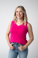 Load image into Gallery viewer, Noelle Tank - Hot Pink