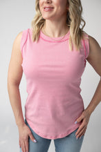 Load image into Gallery viewer, Morgan Micro Striped Tank - Pink