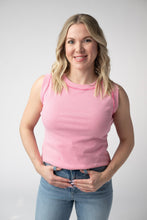 Load image into Gallery viewer, Morgan Micro Striped Tank - Pink