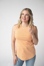 Load image into Gallery viewer, Morgan Micro Striped Tank - Orange