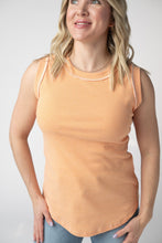 Load image into Gallery viewer, Morgan Micro Striped Tank - Orange