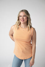 Load image into Gallery viewer, Morgan Micro Striped Tank - Orange