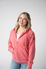 Load image into Gallery viewer, Fullzip Hoodie - Sunkissed Coral