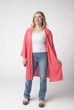 Load image into Gallery viewer, Ellie Cover-Up Kimono - Sunkissed Coral