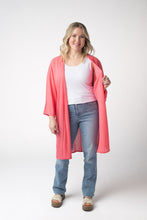 Load image into Gallery viewer, Ellie Cover-Up Kimono - Sunkissed Coral