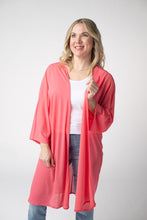Load image into Gallery viewer, Ellie Cover-Up Kimono - Sunkissed Coral