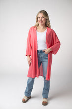 Load image into Gallery viewer, Ellie Cover-Up Kimono - Sunkissed Coral