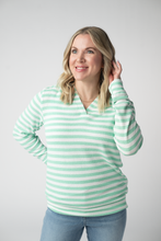 Load image into Gallery viewer, Amelia Striped Hoodie - Green