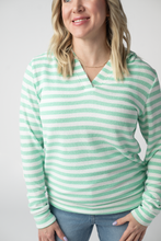 Load image into Gallery viewer, Amelia Striped Hoodie - Green