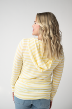 Load image into Gallery viewer, Amelia Striped Hoodie - Lemon