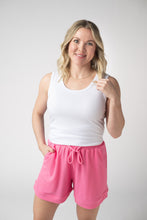 Load image into Gallery viewer, Weslie Waffle Shorts - Pink