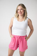 Load image into Gallery viewer, Weslie Waffle Shorts - Pink