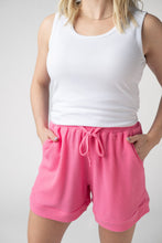 Load image into Gallery viewer, Weslie Waffle Shorts - Pink
