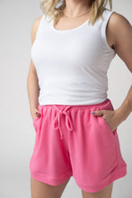 Load image into Gallery viewer, Weslie Waffle Shorts - Pink