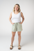 Load image into Gallery viewer, Candice Crinkle Shorts - Light Green