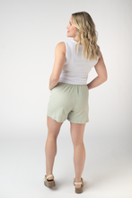 Load image into Gallery viewer, Candice Crinkle Shorts - Light Green