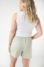 Load image into Gallery viewer, Candice Crinkle Shorts - Light Green