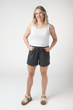 Load image into Gallery viewer, Candice Crinkle Shorts - Charcoal