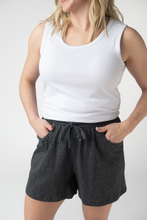 Load image into Gallery viewer, Candice Crinkle Shorts - Charcoal