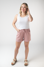 Load image into Gallery viewer, Candice Crinkle Shorts - Dusty Rose