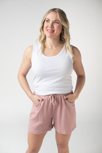 Load image into Gallery viewer, Candice Crinkle Shorts - Dusty Rose