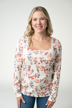 Load image into Gallery viewer, Alyssa Long Sleeve Top - Autumn Watercolor