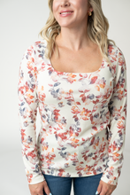 Load image into Gallery viewer, Alyssa Long Sleeve Top - Autumn Watercolor
