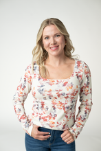 Load image into Gallery viewer, Alyssa Long Sleeve Top - Autumn Watercolor