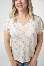 Load image into Gallery viewer, Raelynn V-Neck Top - Petal Gardens