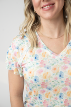 Load image into Gallery viewer, Raelynn V-Neck Top - Petal Gardens