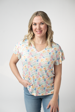 Load image into Gallery viewer, Raelynn V-Neck Top - Petal Gardens