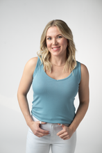 Load image into Gallery viewer, Kennedy Tank - Dusty Blue