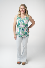 Load image into Gallery viewer, Noelle Tank - Tropical Leaf