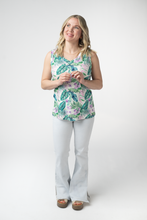 Load image into Gallery viewer, Noelle Tank - Tropical Leaf