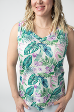 Load image into Gallery viewer, Noelle Tank - Tropical Leaf
